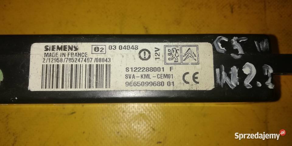 moduł bluetooth 9665099680 Citroen C3 C4 C5