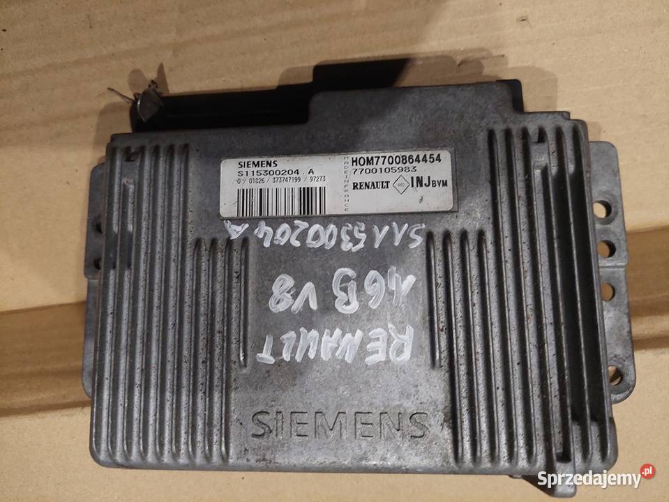 RENAULT MEGANE 16 komputer sterownik 7700864454