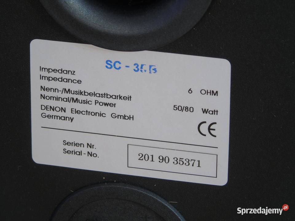 Kolumny denon sc35b konesera WYSYŁKA Jasło
