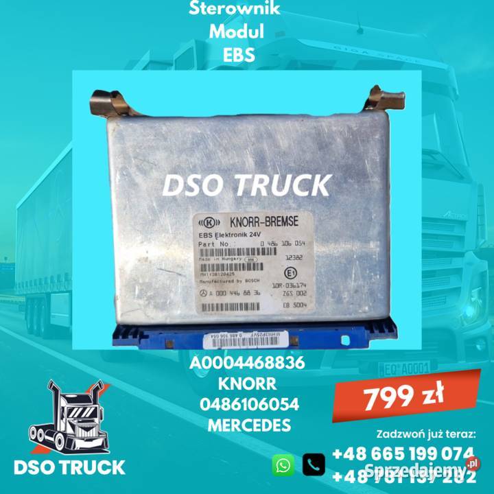 Sterownik Modul EBS A0004468836 KNORR 0486106054 Zawichost sprzedam