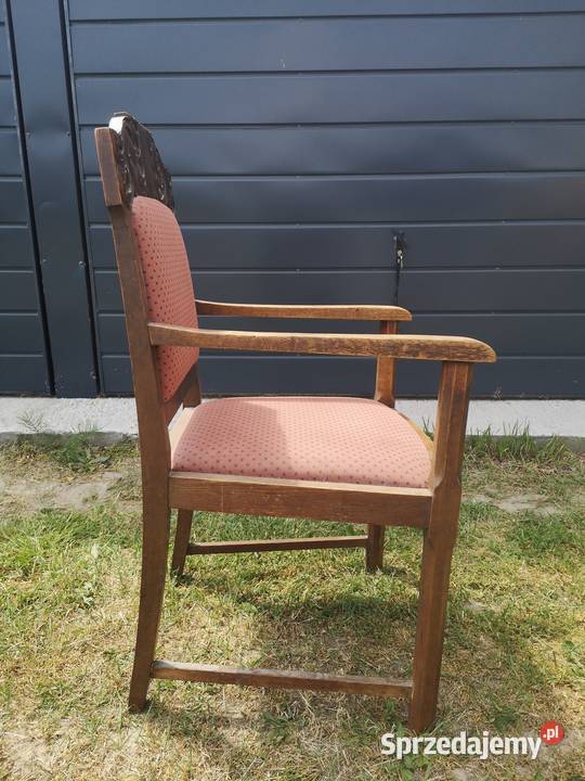 Stary drewniany fotel sprzedam