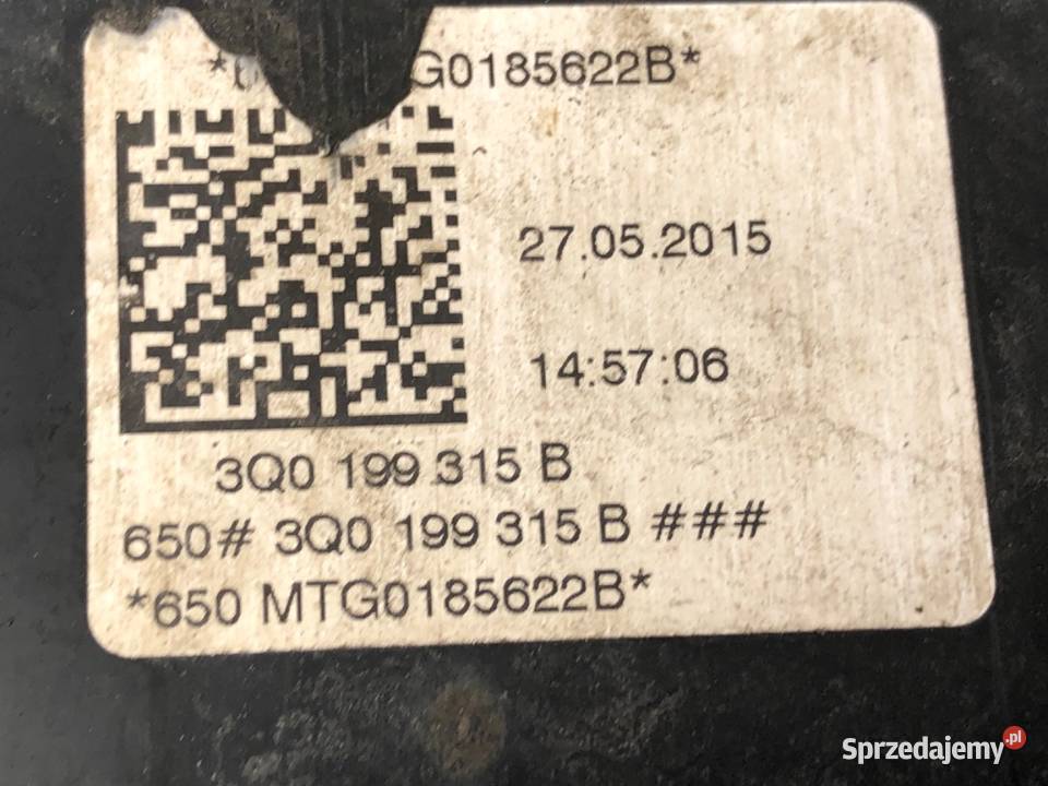 BELKA POD SILNIK VW GOLF VII 16 110 3Q0199315B