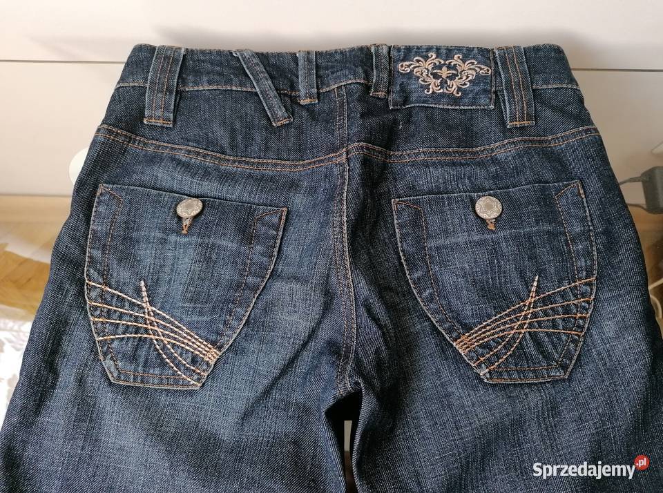 DAMSKIE SPODNIE JEANSOWE 34 PROMODR38 Łódź sprzedam
