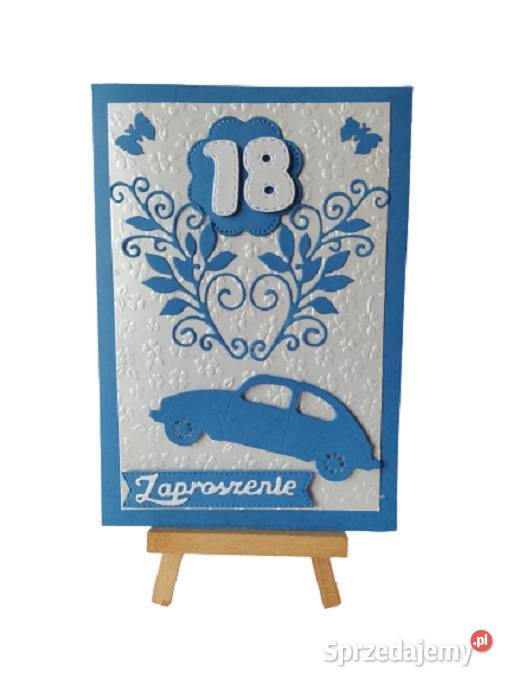 ZAPROSZENIA OSIEMNASTKA B6 WZÓR 1 wielkopolskie Poznań sprzedam