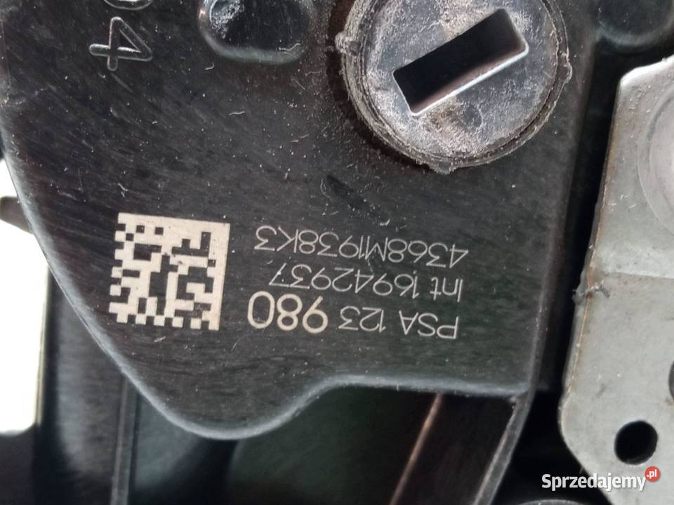 ZAMEK DRZWI PRAWY PRZÓD PSA123980 Citroen C3 III