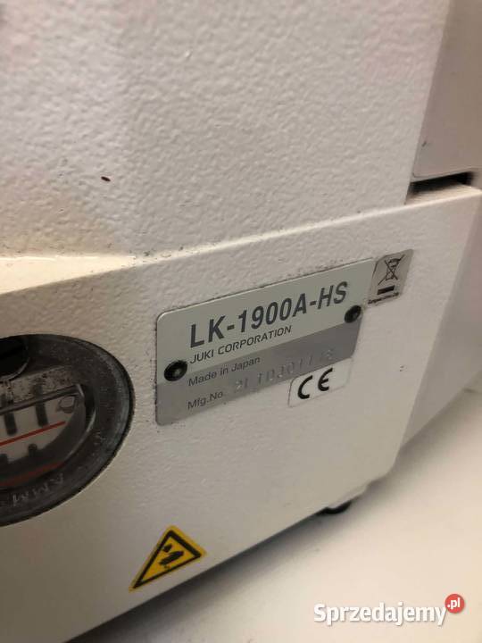 ryglówka juki lk 1900 AHS 230v ciężkie szycie Łódź