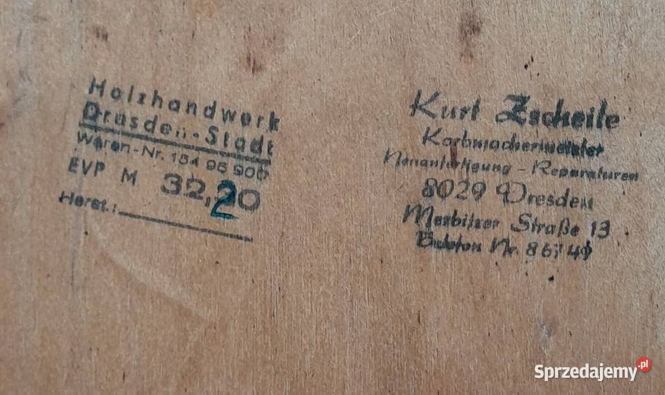 Taca PRL DDR vintage wiklina świeżo odnowiona Rzeszów sprzedam