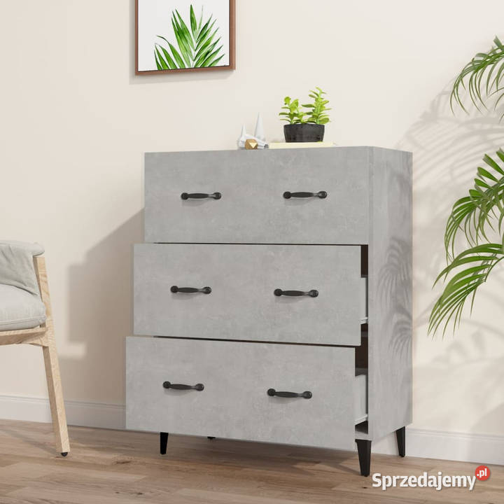 Szafka szarość betonu 695x34x90 materiał Warszawa