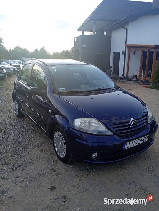 Citroen c3 benzyna klima ładny welurowa tapicerka Łuków
