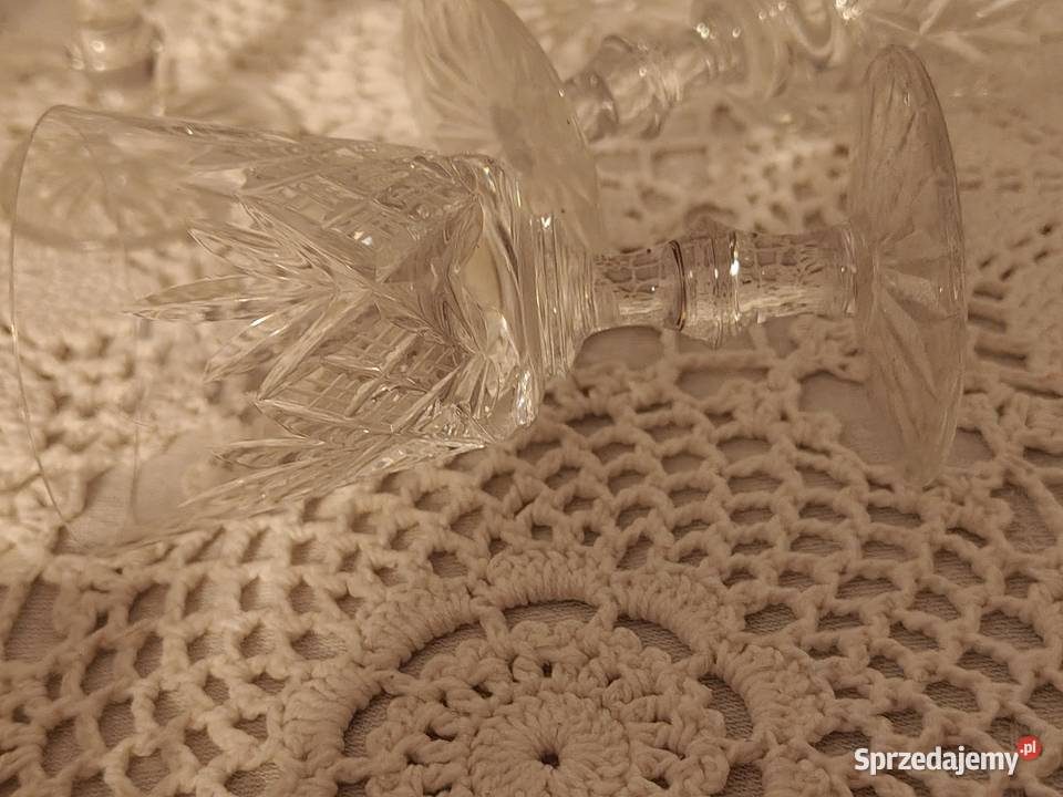 Kryształ kieliszki do likieru Legnica sprzedam