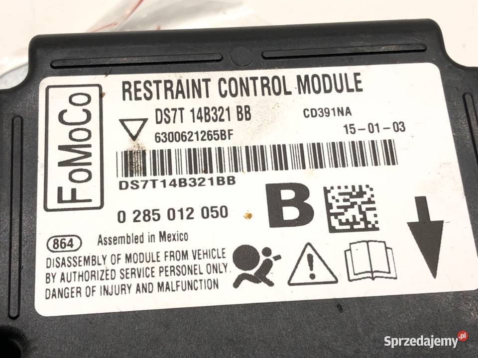 SENSOR AIRBAG FORD MONDEO MK5 DS7T14B321BB sprzedam