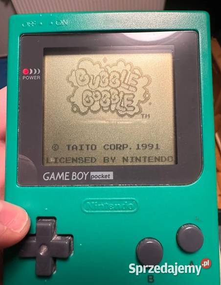 Nintendo Game Boy Pocket Green Ekran IGŁA bez Milanówek