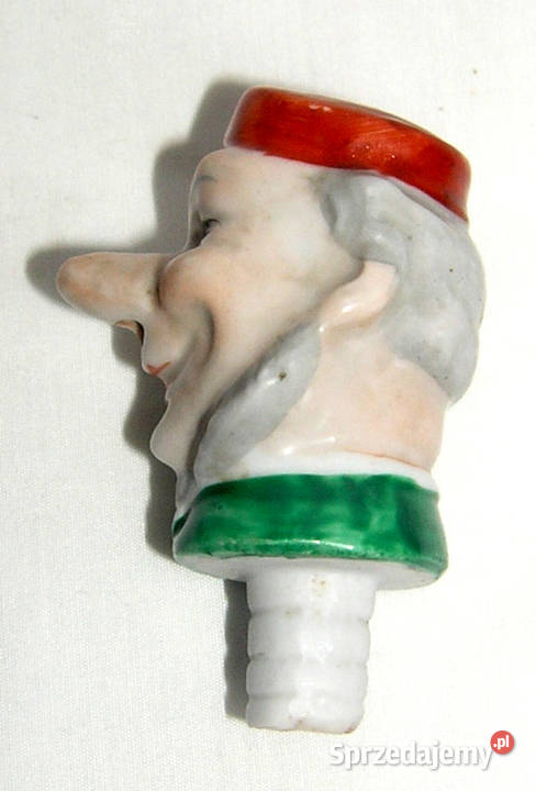 korek ceramiczny vintage głowa TurkaD dolnośląskie Bartków