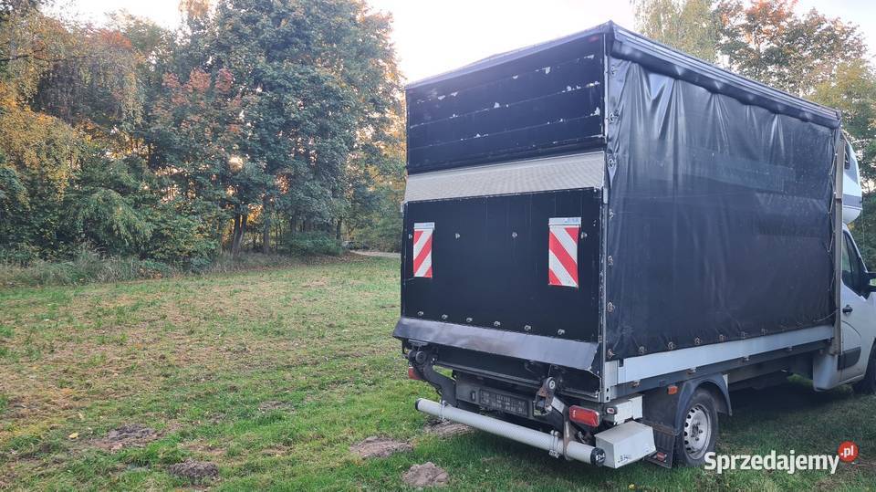 Zabudowa firanka z windą Movano Master dostawcze Sieradz