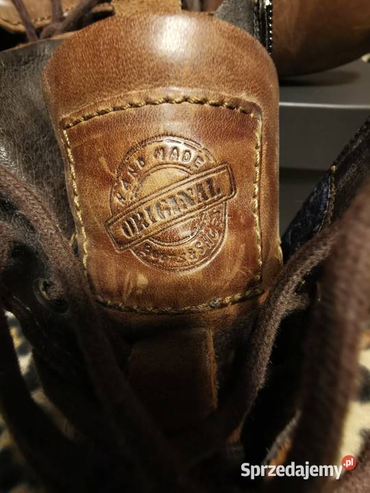 Ładne Lekkie Trapery kostkę DENIM 43 Skóra Moda i Styl Łask sprzedam