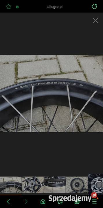 BMW R1200GS K25 K50 K51 felga felgi przód wielkopolskie Nowy Tomyśl