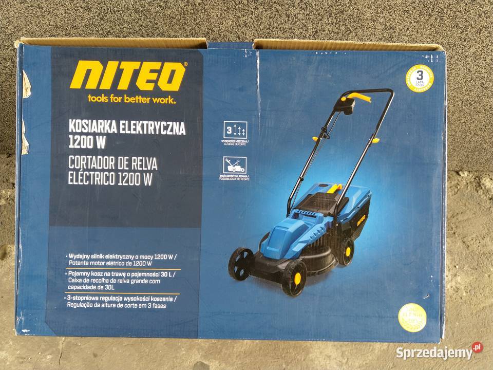 NAJTANIEJ Kosiarka Elektryczna 1200W Kosz 30L Zabrze
