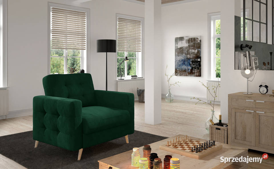 Fotel nowoczesny wygodny na nóżkach Asgard Bydgoszcz