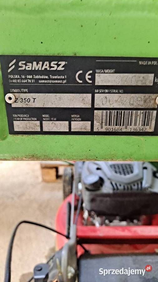 Zgrabiarka Samasz z 350T Wieprz