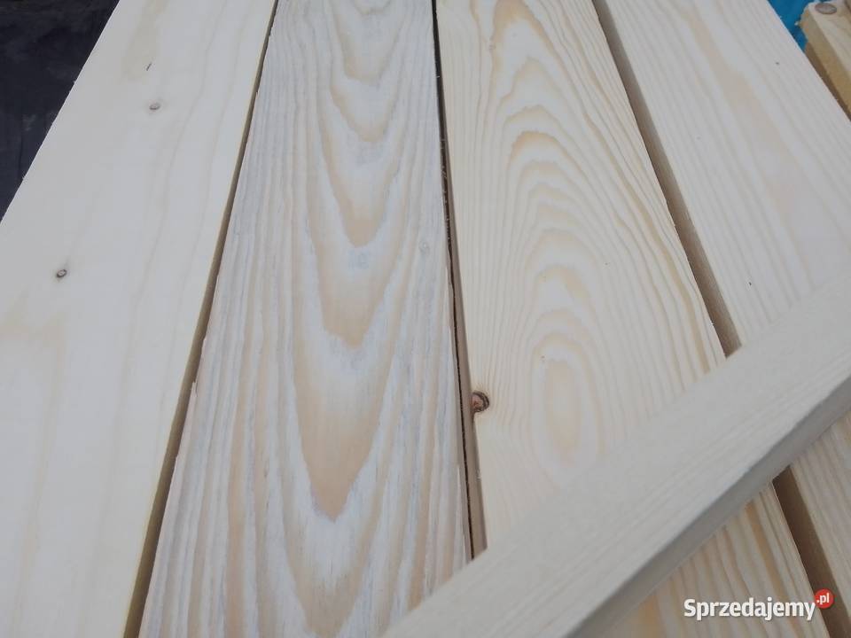 Naturalne drewniane deski heblowane świerk Drewno konstrukcyjne Łódź sprzedam