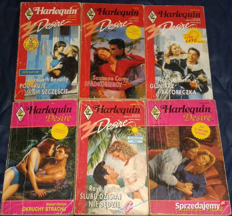 Harlequin Książki romanse 43 części miękka Chełm