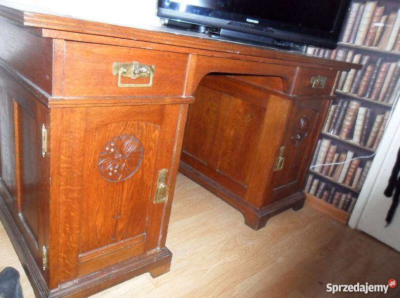 Biurko secesyjne renowacji