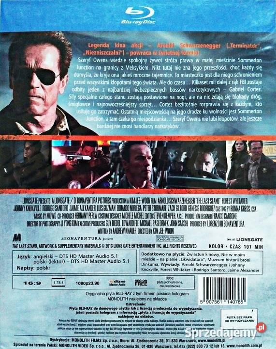 LIKWIDATOR ARNOLD SCHWARZENEGGER BLU RAY Blu-ray Kalisz