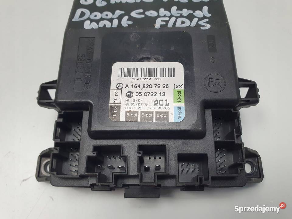 MODUŁ DRZWI Mercedes ML W164 PRAWY TYLNY tył osobowe sprzedam