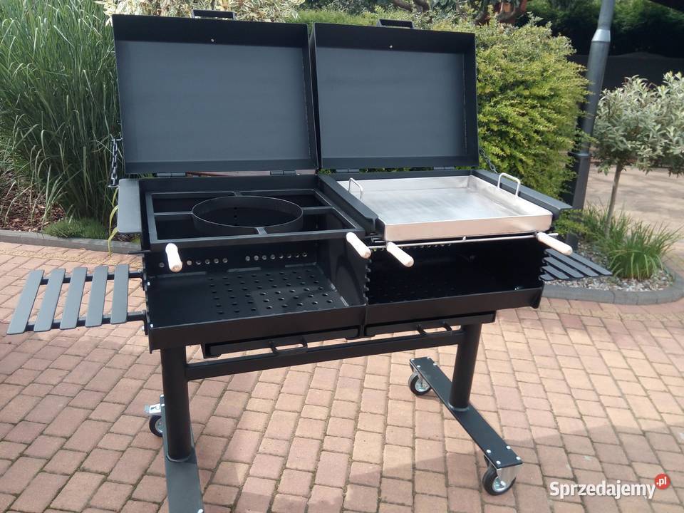 Grill fastronomiczny cateringowy z popielnikami Damasławek