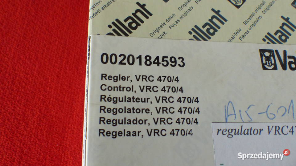 Vaillant regulator pogodowy VRC4704 Koszalin sprzedam