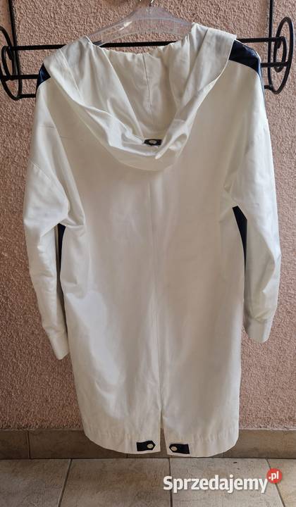 PŁASZCZ z kapturem marki Molton biały XL