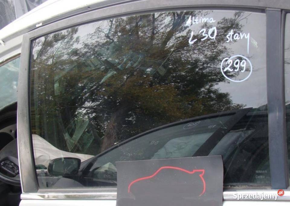 NISSAN ALTIMA L31 SZYBA BOCZNA DRZWI TYŁ LEWA Nowy Tomyśl