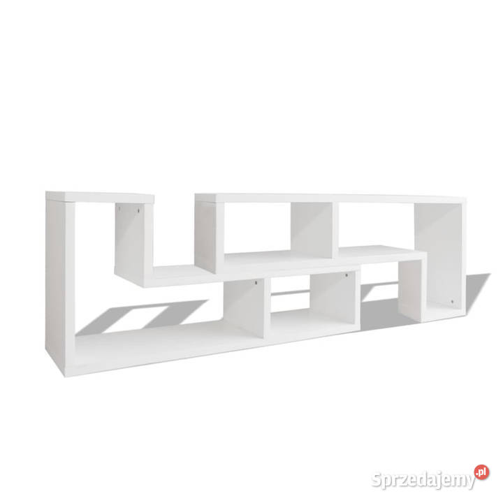 Szafki pod TV w kształcie L białe 2 WM243066 Warszawa