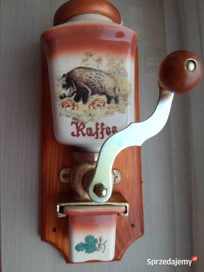 Młynek do kawy z dzikiem wiszący Pozostałe Świnoujście