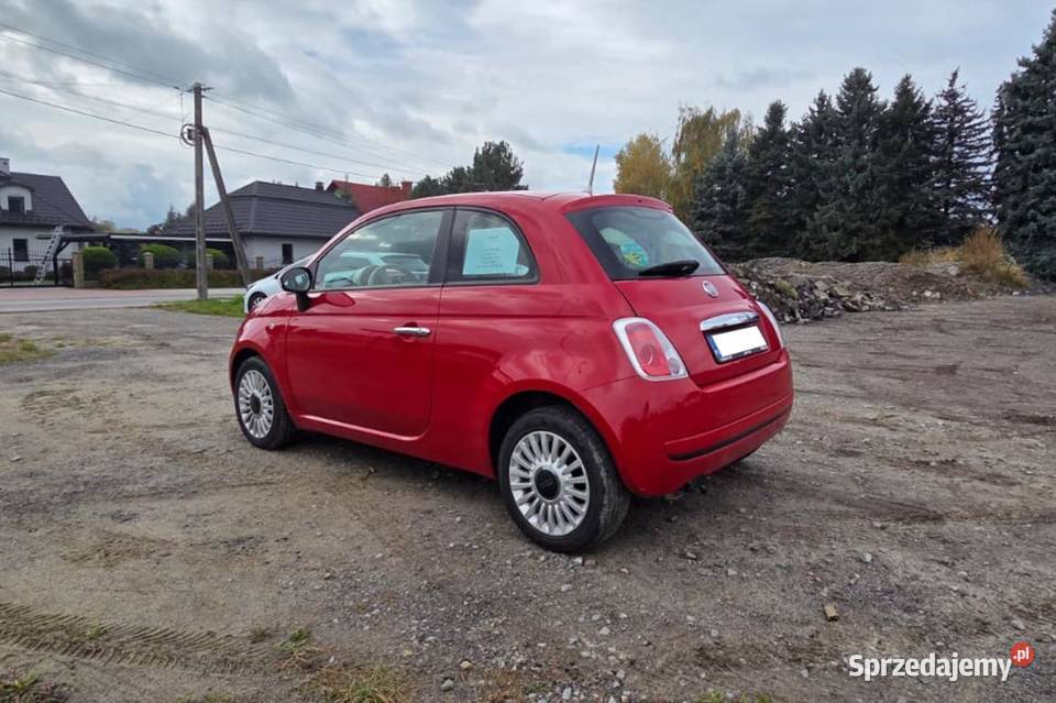 Fiat 500 czerwony klasyk 2014 Rzeszów benzyna sprzedam