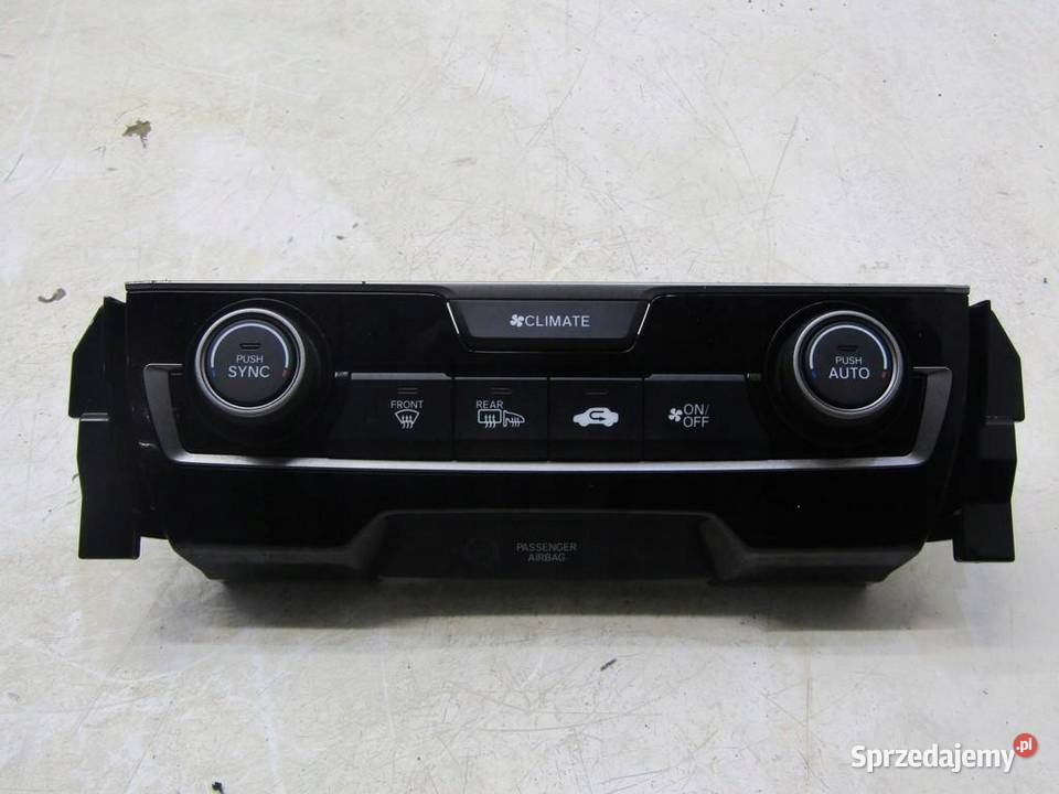 PANEL NAWIEWU KLIMATYZACJI HONDA CIVIC X osobowe Panele sterowania, przełączniki