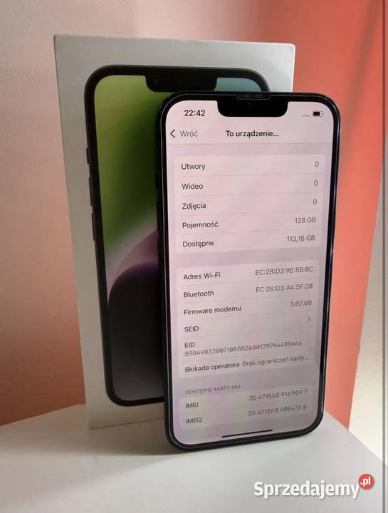 Apple iPhone 14 128GB Kalisz