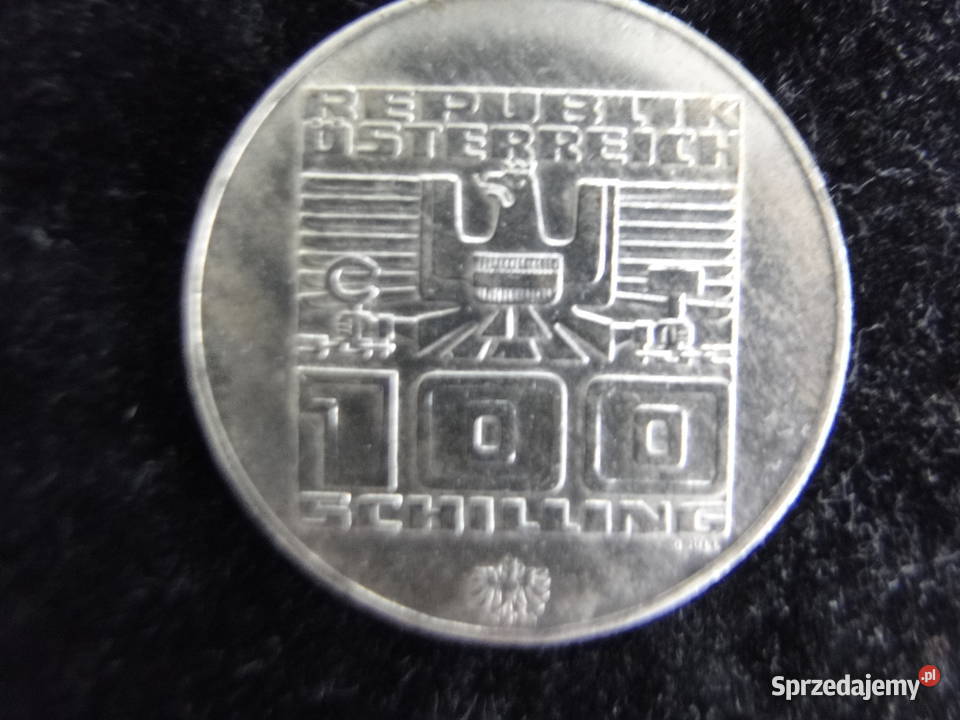 100 Schillingów srebro Austria 1976 r Igrzyska Warszawa sprzedam