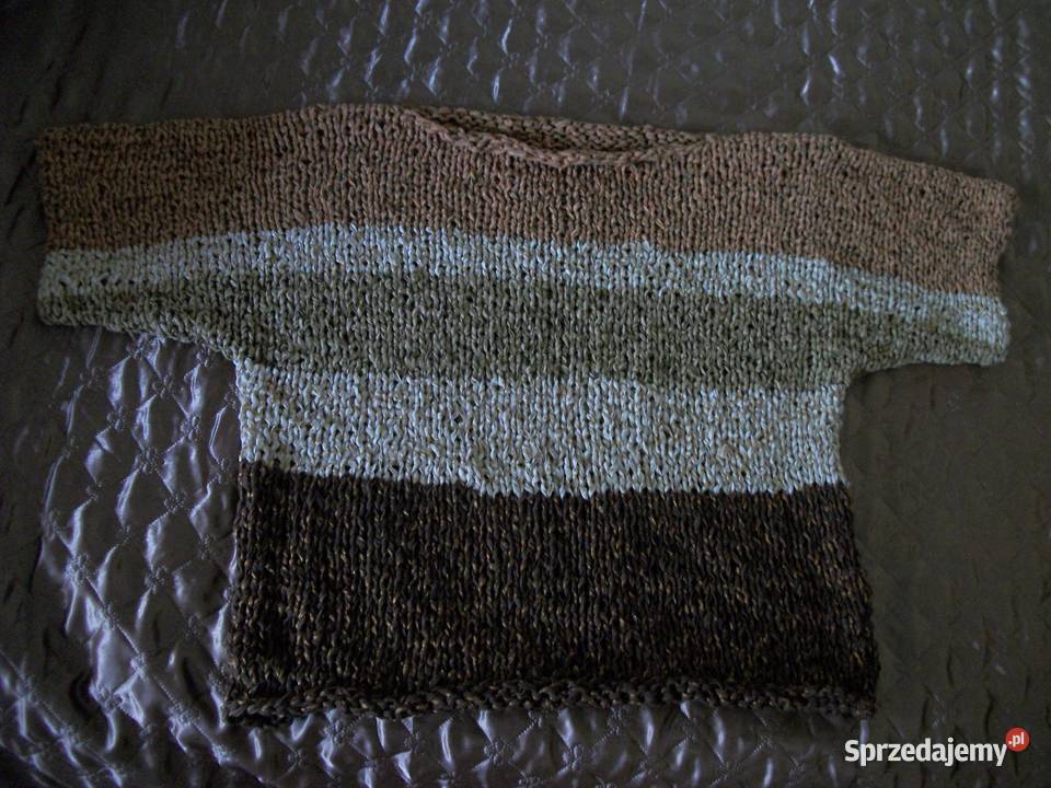 BEZRĘKAWNIK Z OZDOBNEJ TAŚMY Przemyśl