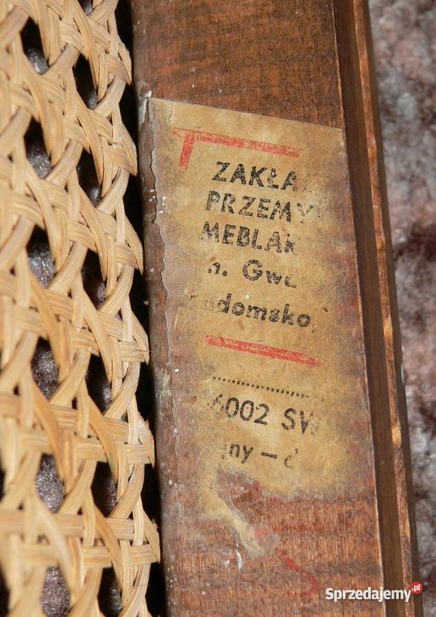 Krzesła gięte Zakłady Przemysłu Meblarskiego Rad Poznań