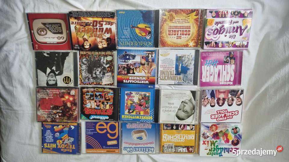 Płyty CD z Niemiec karton 35 Szlagiery Pop Warta