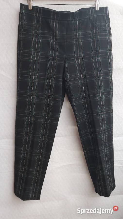 Spodnie w kratkę Carla Ferroni XL Spodnie sprzedam