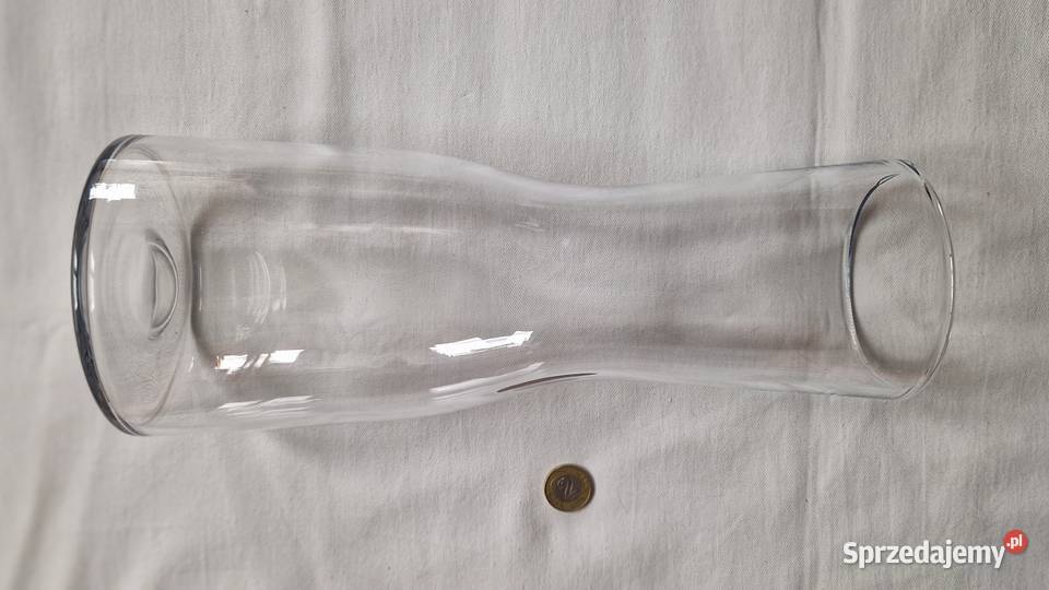 Szklany wazon ze szkła transparentnego mazowieckie Warszawa