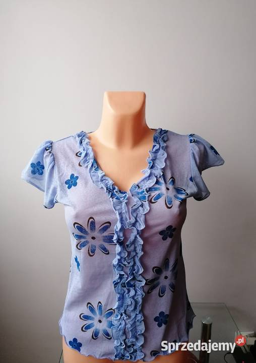 NOWA BŁĘKITNA BLUZKA Z SIATECZKI RXL łódzkie Łódź