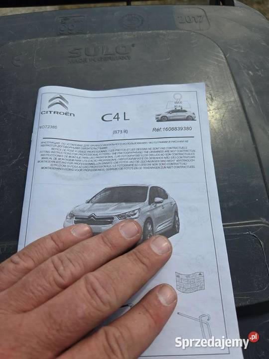 Bagażnik dachowy CitroEn C4 III C4L B73R