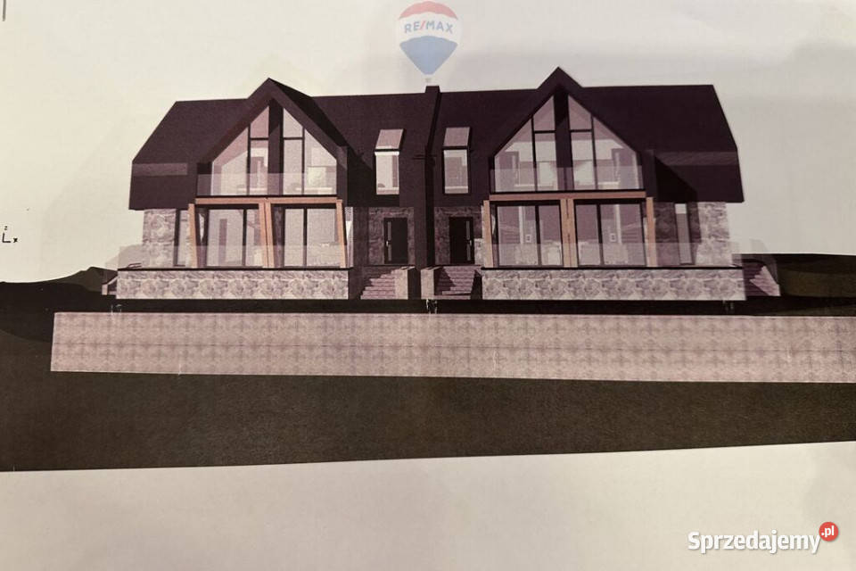 Widokowa działka budowlana w Maniowach małopolskie Maniowy