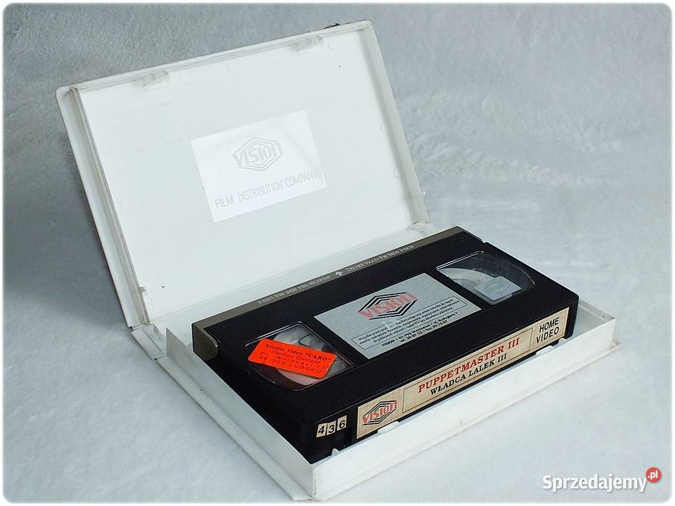 Kaseta VHS Film Władca lalek 3 Zemsta Toulona horror Żary