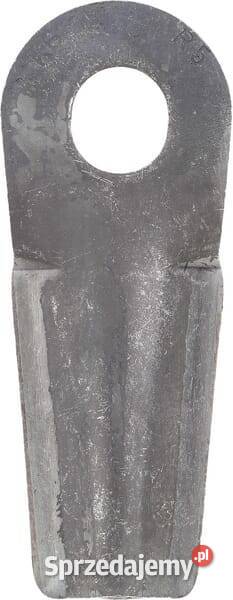 Nożyk kosiarki rotacyjnej lewyprawy 127x50x4 mm Kamionna