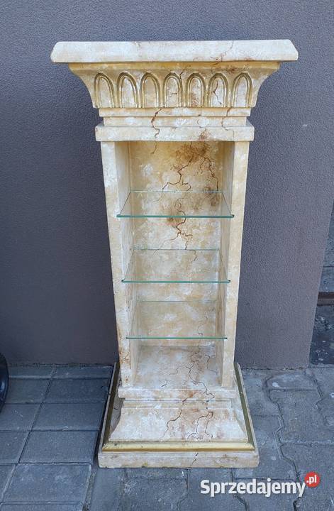 Kolumna gipsowa imitacja marmuru kwietnik sprzedam
