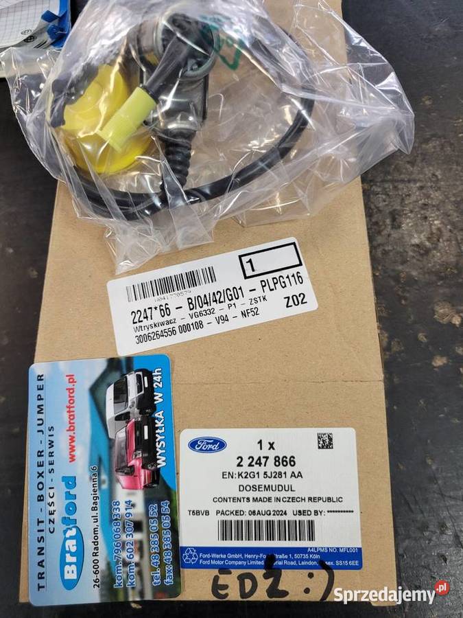 WTRYSKIWACZ ADBLUE FORD EDGE 2247866 K2G15J281AA Radom sprzedam